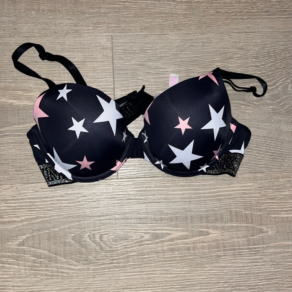 Pink Victoria’s Secret 36C push-up bra